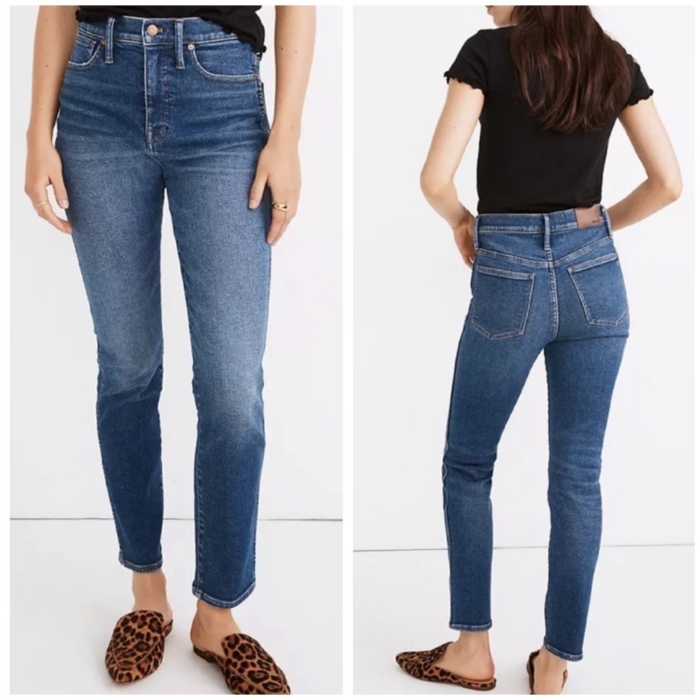 Madewell Tall Stovepipe Jeans in Manchester Wash 34T